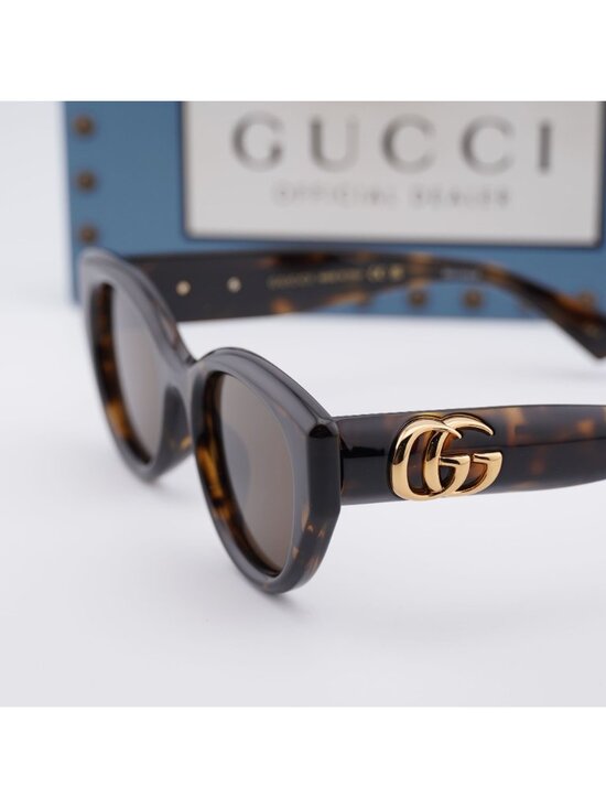 Gucci GG1976SK 003 Cat Eye Sunglasses - Havana / Brown main image 10